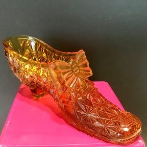 Amber Glass Shoe